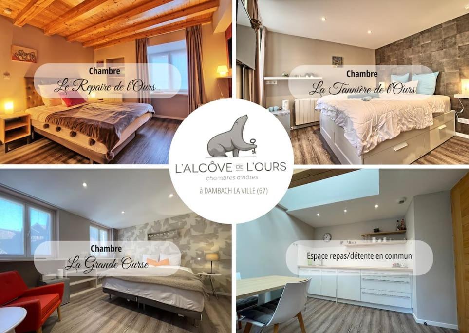 La Taniere De L'ours - L'alcove De L'ours - Cosy 2 Pers * Dambach-la-Ville